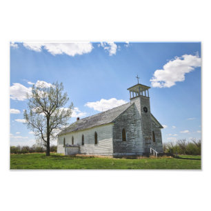 Kyrkan i Saskatchewan Fototryck
