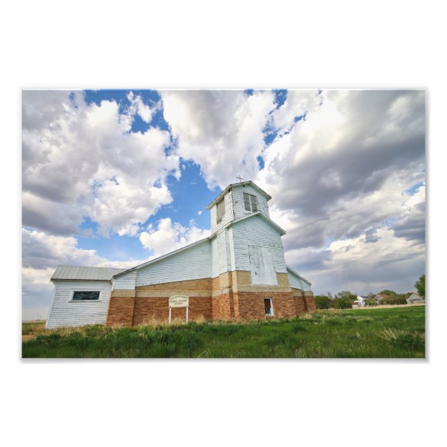 Kyrkan i Saskatchewan Fototryck (Framsidan)