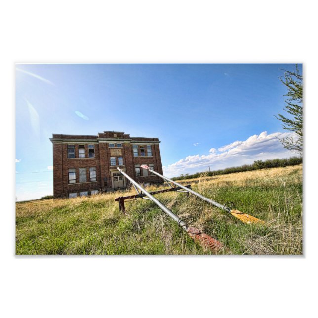 Kyrkan i Saskatchewan Fototryck (Framsidan)