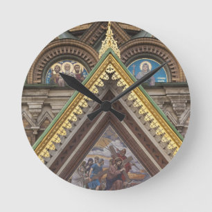 Kyrkan i Savior of Spilled Blood Rund Klocka