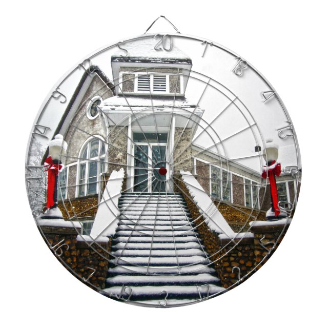 Kyrkan i Snö Darttavla (Framsidan)