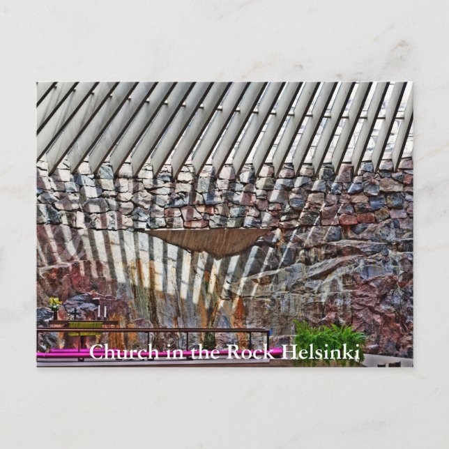 Kyrkan i Sten Helsingfors Vykort (Framsida)