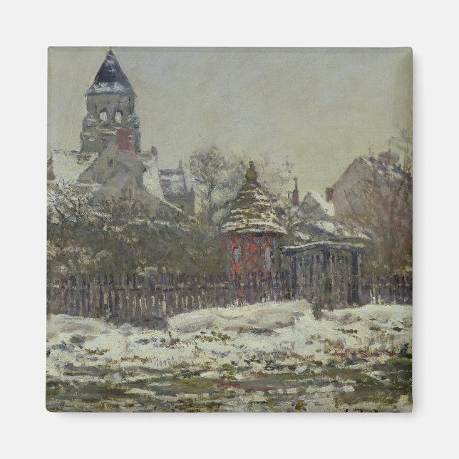 Kyrkan i Vetheuil, 1879 Magnet (Framsidan)
