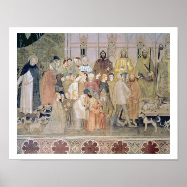 Kyrkan Militant och Triumphant, detaljer, från t Poster (Framsidan)