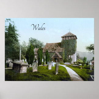 Kyrkan nära Monmouth (1900) Poster