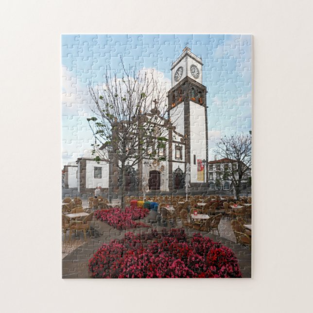 Kyrkan på Azorerna Pussel (Vertikal)