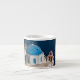 Kyrkan på ön Santorini, Grekland Espressomugg
