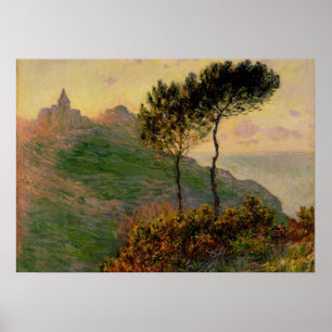 Kyrkan på Varengeville - Claude Monet Poster