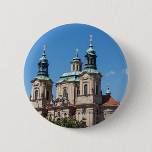kyrkan Saint Nicolas i Prag Knapp