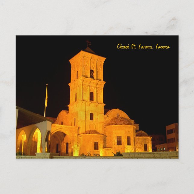 Kyrkan St. Lazarus i Larnaca Vykort (Framsida)