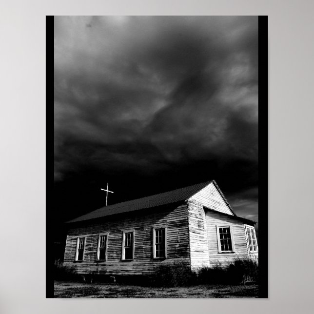 Kyrkan vid Frogmore Plantation #1 [Skriv ut] Poster (Framsidan)