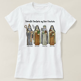 Kyrkans katolska heliga female Läkare T Shirt