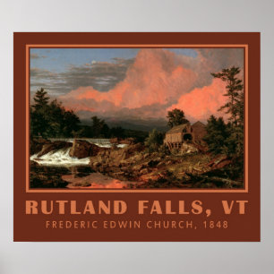 Kyrkans konst "Rutland Falls" poster