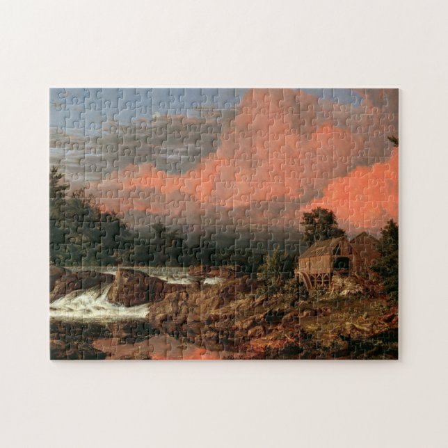 Kyrkans konstpussel "Rutland Falls" Pussel (Horisontell)
