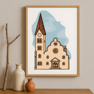 Kyrkararkitektur Poster