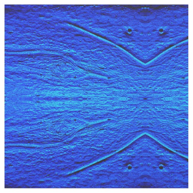 Kyrkeglas i blått tyg (Närbild)