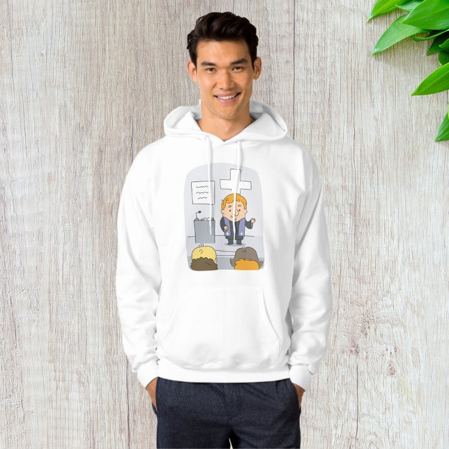 Kyrkeminister som predikar hoodie (Skapare uppladdad)