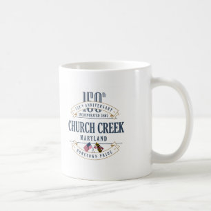 Kyrklig bäck, Maryland 150. årsdagmugg Kaffemugg