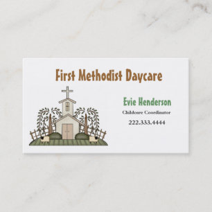 Kyrklig Daycarevisitkort Visitkort