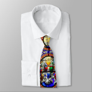 Kyrklig fönsterCoronation Mary för målat glass Slips