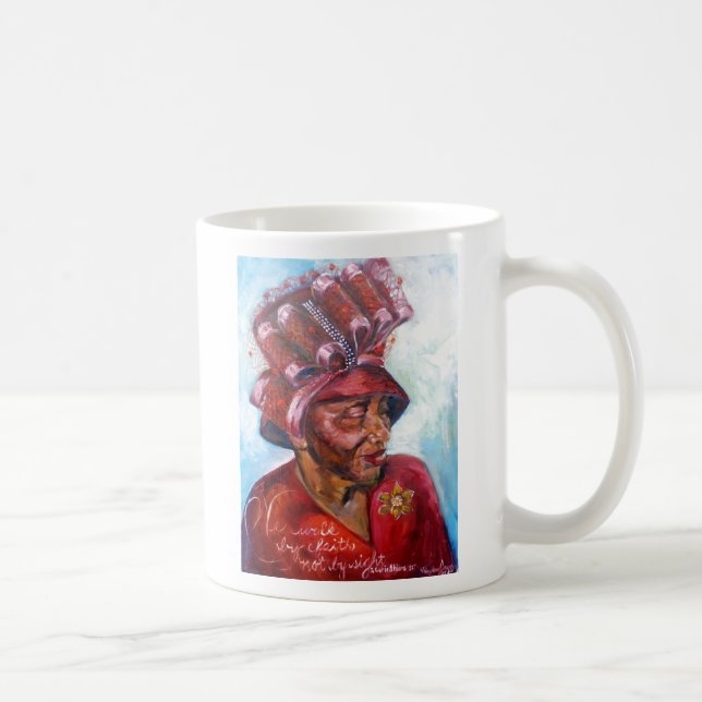 Kyrklig hattmamma kaffemugg (Höger)