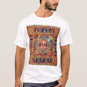 Kyrklig målning för etiopier - änglarvitT-tröj T-shirt