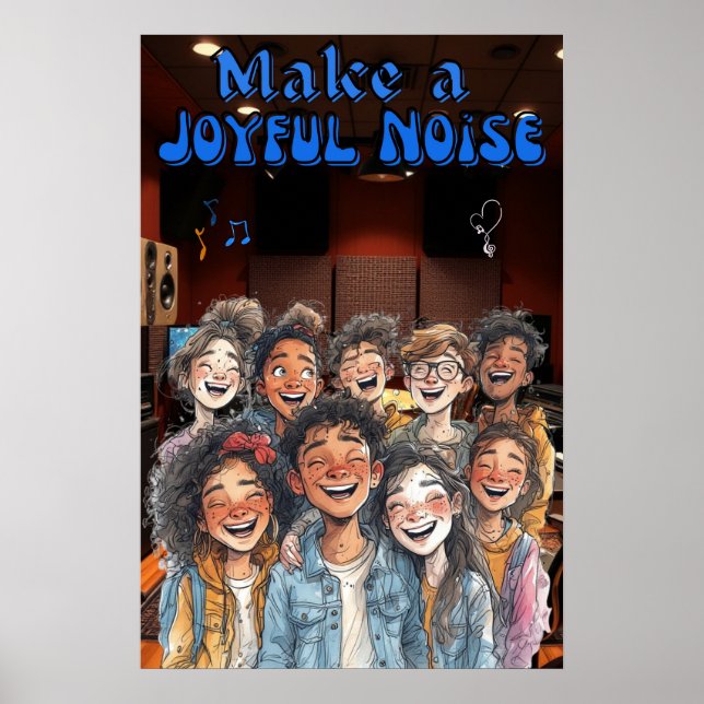 Kyrklig Ungdomskör Poster (Framsidan)