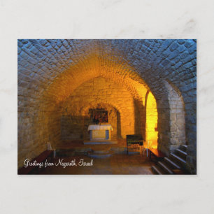 Kyrklig vykort för synagoga