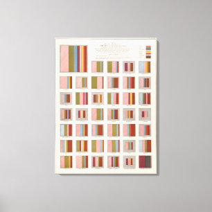 Kyrkligt boende, statistisk US-Lithograph Canvastryck