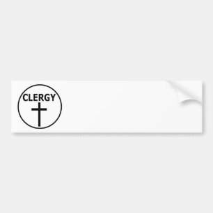 Kyrkligt emblem för pastorer, präster och ministra bildekal