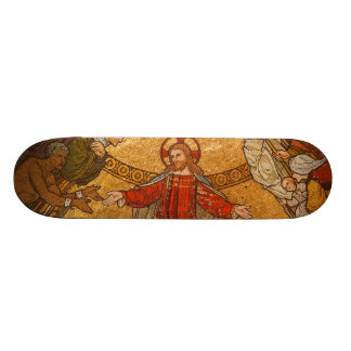 Kyrkmosaik - Jesus Kristus Skateboard Bräda 20,5 Cm