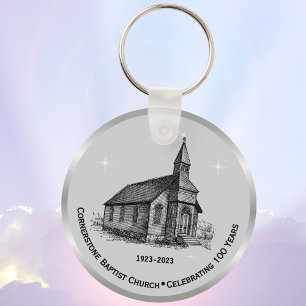 Kyrkoårsdag Souvenir Party favors Nyckelring