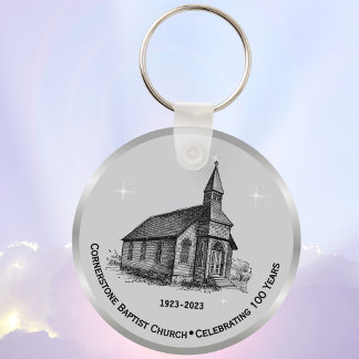 Kyrkoårsdag Souvenir Party favors Nyckelring