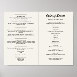 Kyrkobulletin Affisch