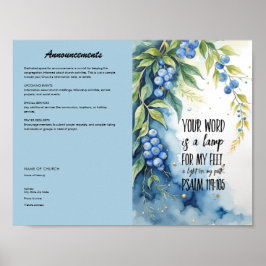 Kyrkobulletin Poster