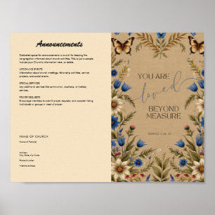 Kyrkobulletin Poster