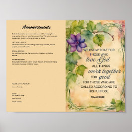 Kyrkobulletin Poster