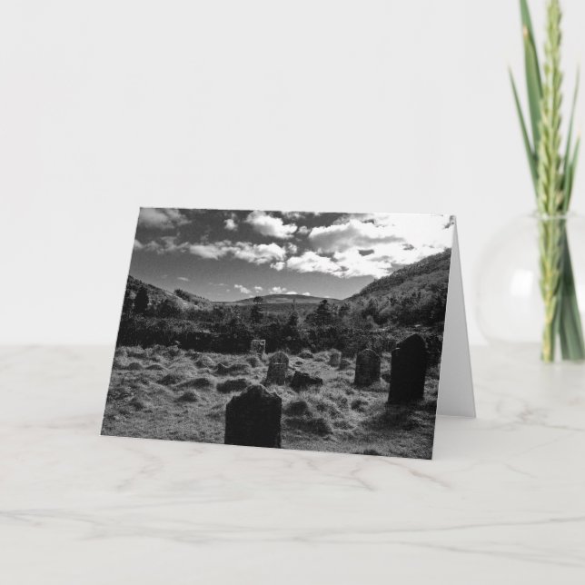 Kyrkogård i Irland Kort (Framsida)