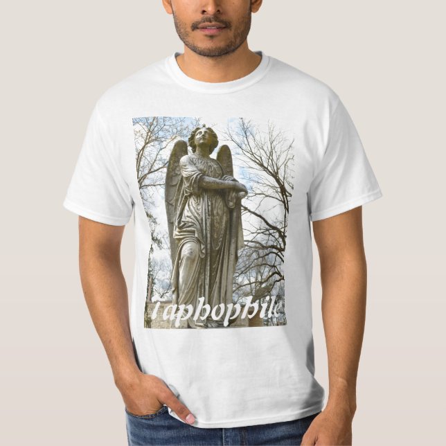 KyrkogårdängelTaphophile skjorta T-shirt (Framsida)
