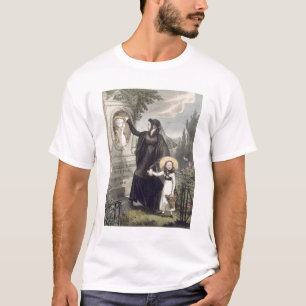 Kyrkogården av Pere Lachaise som skrivs ut av Tee Shirt