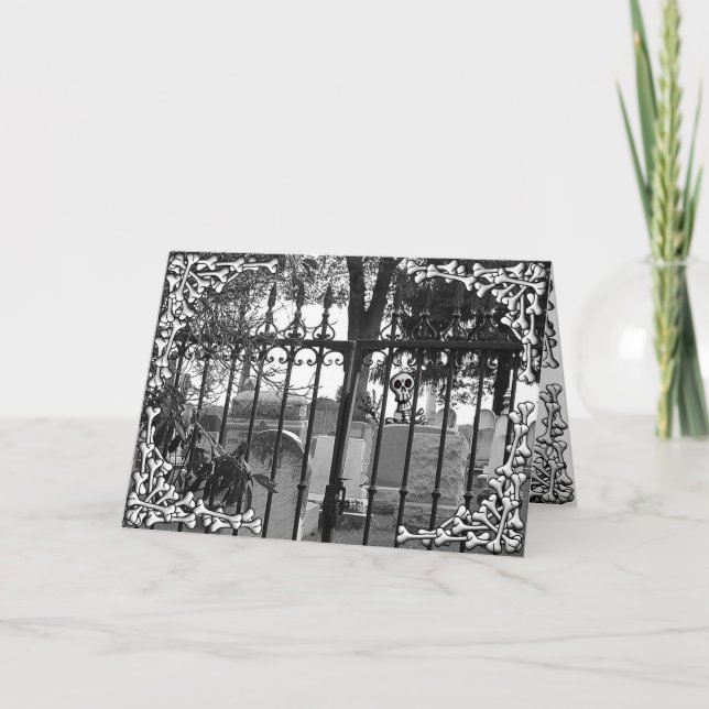 Kyrkogårdhälsningar! - Hälsningkort #4 Kort (Framsida)