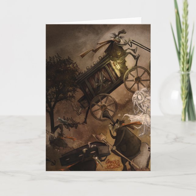 Kyrkogårdhälsningar Kort (Framsida)