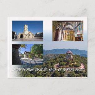 Kyrkor på Cyperns vykort