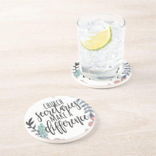 Kyrkosekreterare Sandstone Underlägg