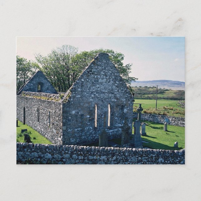Kyrkruiner, Islay, Skottland Vykort (Framsida)