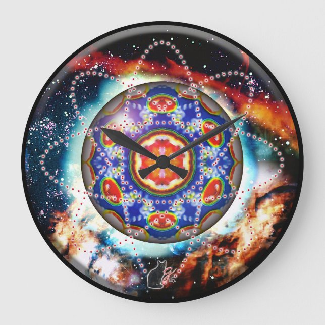 Kyron Orbz Kaleid Stor Klocka (Framsida)