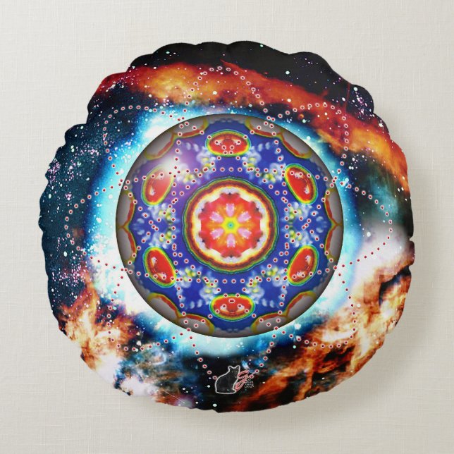 Kyron Orbz Rund Kudde (Framsidan)