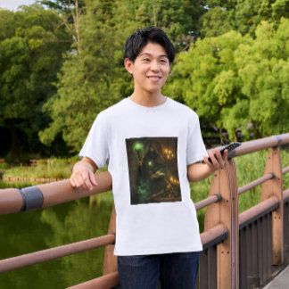 Kyrzon Porträtt – Mörk Fantasy Karaktärs Konst T Shirt