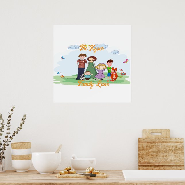 Kyser-familjen Poster (Kök)