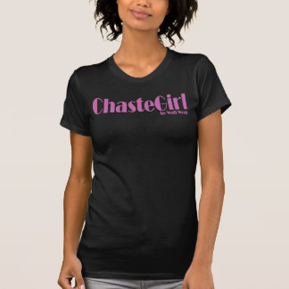 Kysk flicka vid väntanbära t-shirt